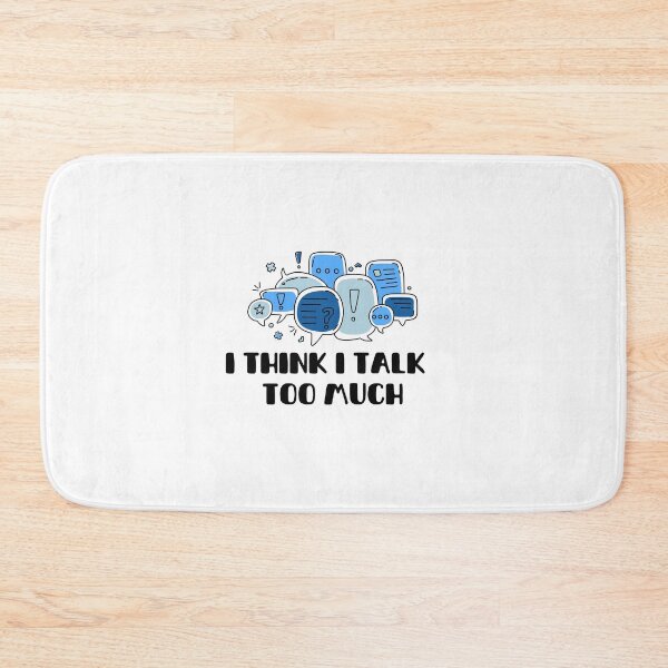 Item preview,  Reneé Rapp Lyrics - I Think I Talk Too Much (Blue)  designed and sold by Samantha Kelly.