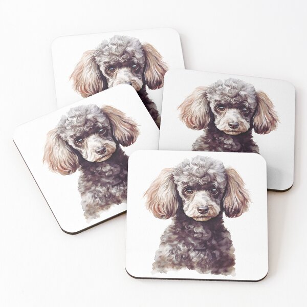 Item preview, Watercolor Brown Poodle designed and sold by TheAnimalZ00.