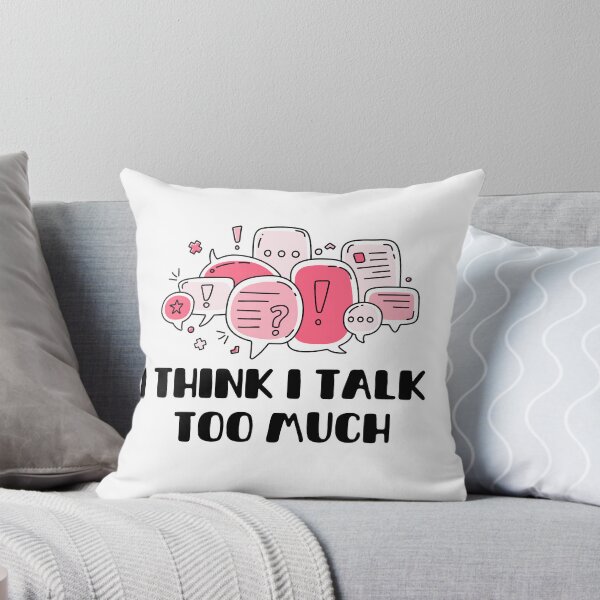 Item preview,  Reneé Rapp Lyrics - I Think I Talk Too Much (Pink)  designed and sold by Samantha Kelly.