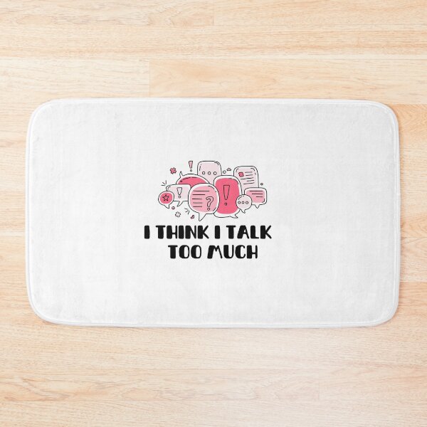 Item preview,  Reneé Rapp Lyrics - I Think I Talk Too Much (Pink)  designed and sold by Samantha Kelly.