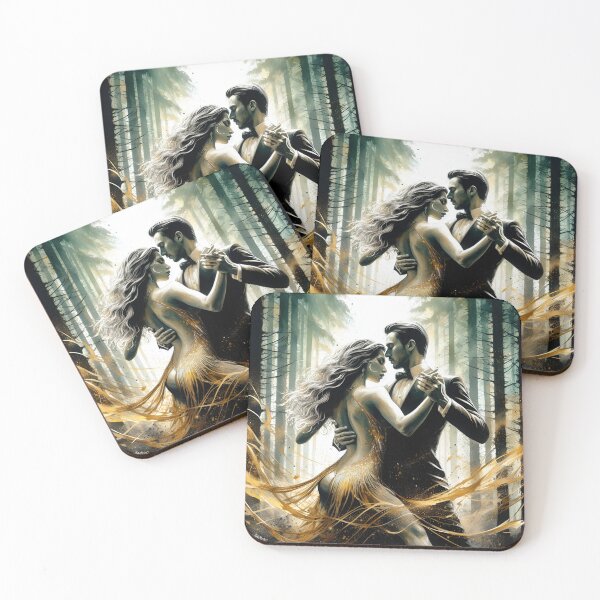 Item preview, Dancing couple in Forest designed and sold by 7Bluedragon (Jane art collection).