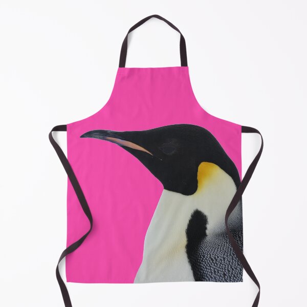 Item preview, Emperor Penguin Side Profile Shot (Fuchsia #FC46AA background) designed and sold by SBPenguins.