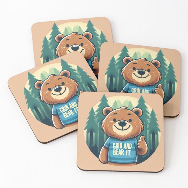 Item preview, Grin And Bear It designed and sold by Myra365Art.