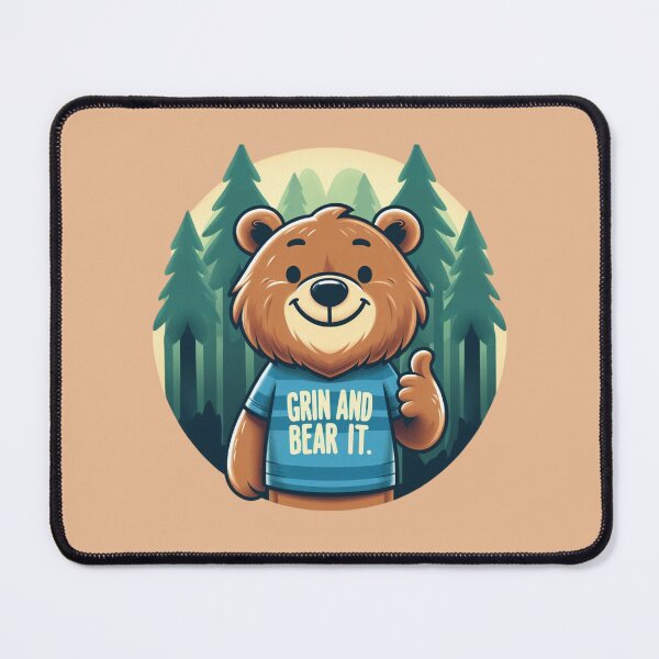 Item preview, Grin And Bear It designed and sold by Myra365Art.