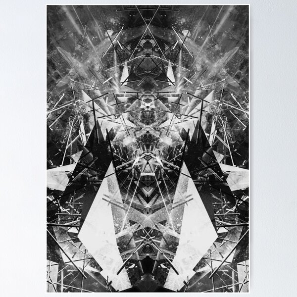 Structured chaos kaleida \4 Poster