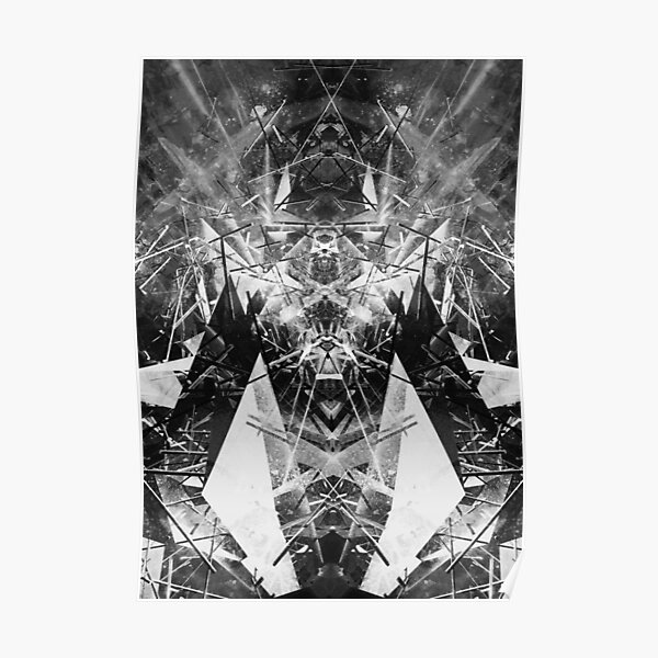 Structured chaos kaleida \4 Poster