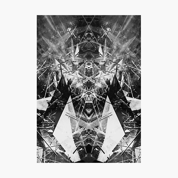 Structured chaos kaleida \4 Photographic Print