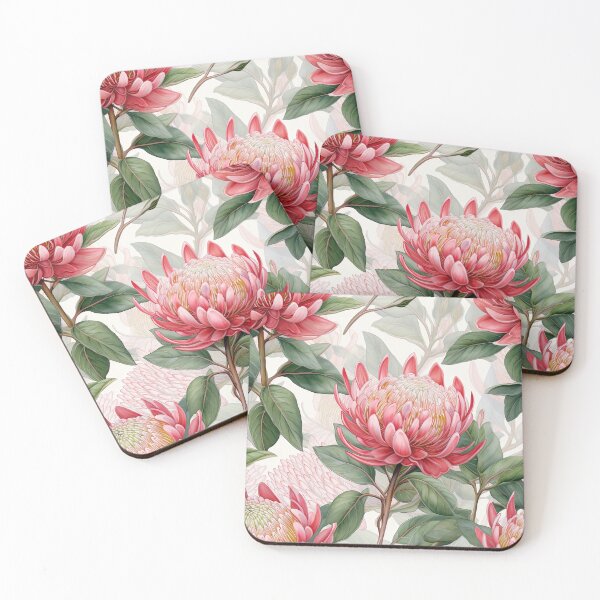 Item preview, Australian Waratah Native Flower designed and sold by Eden Digital Creative.