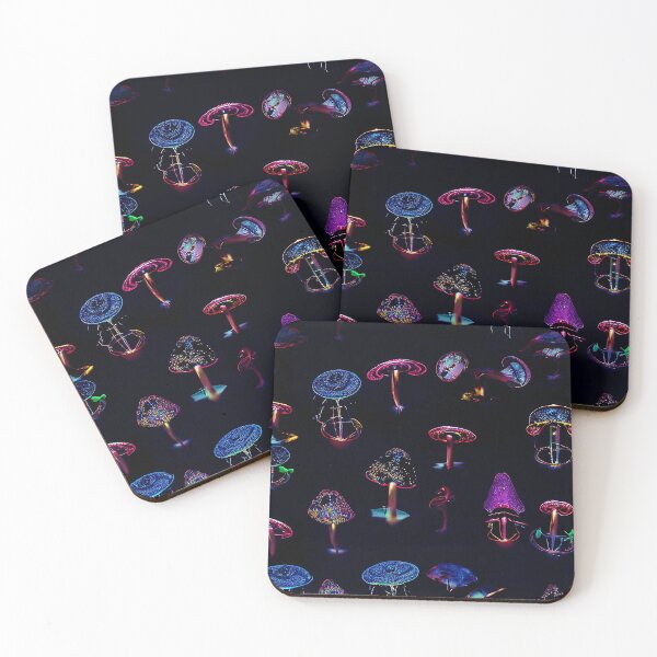 Item preview, Neon Shrooms designed and sold by Pebbledrops.