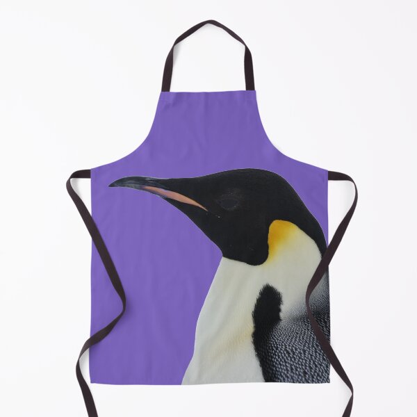 Item preview, Emperor Penguin Side Profile Shot (Light Purple #795FC1 background) designed and sold by SBPenguins.