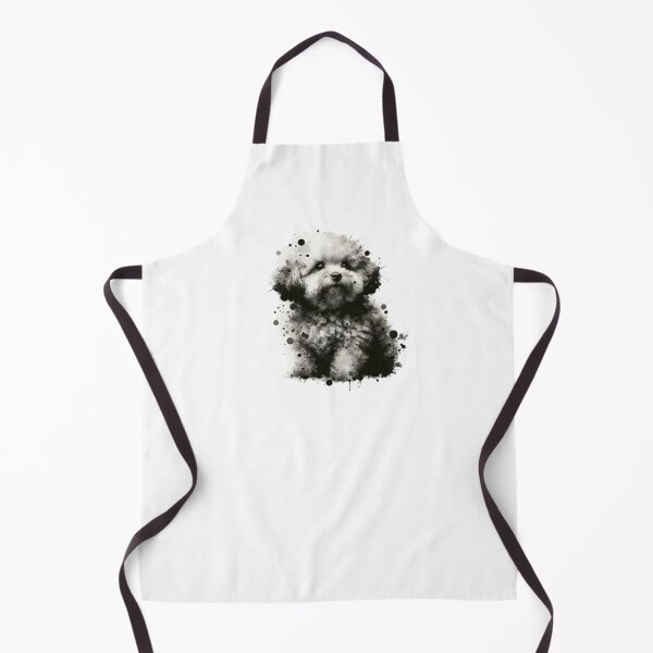 Item preview, Dog Black and White / Poodle / Ink Splatter designed and sold by toypoodlemom.