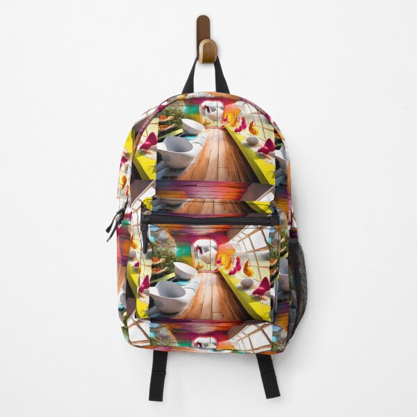 Item preview, futuristic chicken coop with beautiful and colorful poultry designed and sold by janjacbu.