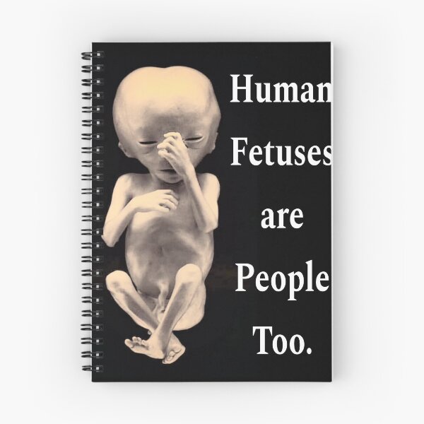 Item preview, Human fetuses are People Too.  designed and sold by Bea-Misanthrope.