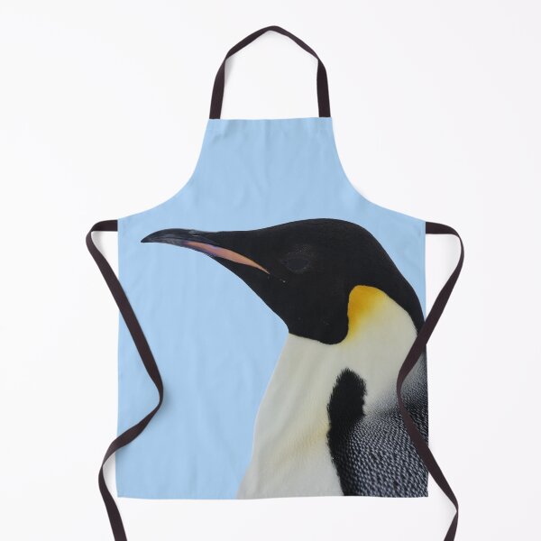 Item preview, Emperor Penguin Side Profile Shot (Light Blue #AFD6F8 background) designed and sold by SBPenguins.