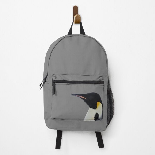 Item preview, Emperor Penguin Side Profile Shot (Grey #808080 background) designed and sold by SBPenguins.