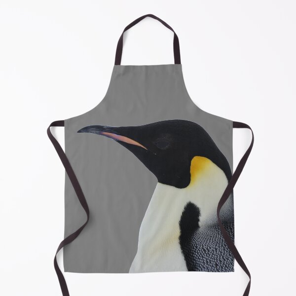 Item preview, Emperor Penguin Side Profile Shot (Grey #808080 background) designed and sold by SBPenguins.