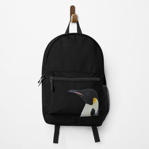 Item preview, Emperor Penguin Side Profile Shot (Black background) designed and sold by SBPenguins.
