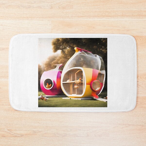 Item preview, futuristic bubble henhouse with poultry designed and sold by janjacbu.