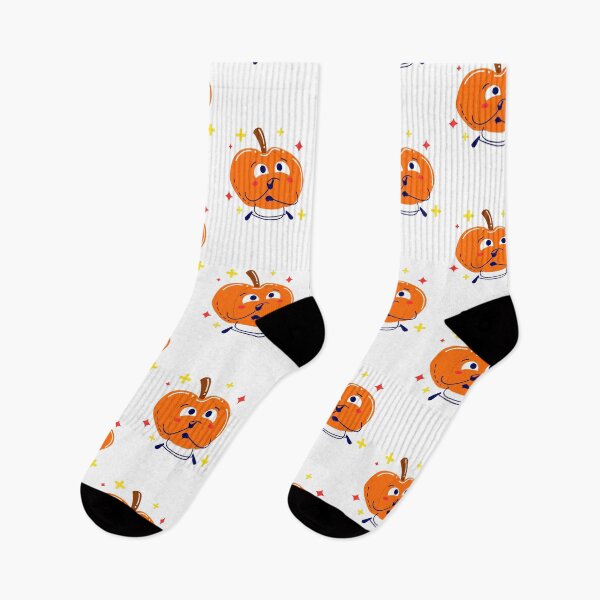 Item preview, Pumpkin Socks | Veggie Socks designed and sold by SockeySocks.