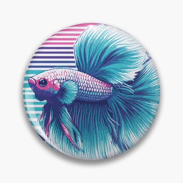 Item preview, Retro Betta Fish designed and sold by obscurax art.