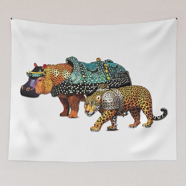 Item preview, Hippo and Jaguar War Team designed and sold by sweetdreamers.