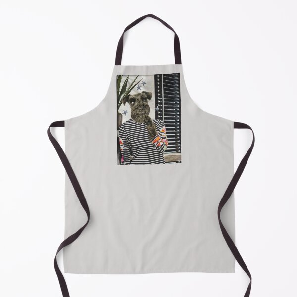 Item preview, Black Schnauzer Dog Portrait - 'Stripes' designed and sold by Nikki Fortuin Arts & Crafts.