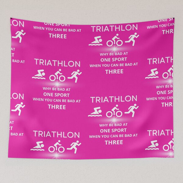 Item preview, TRIATHLON FUNNY SLOGAN designed and sold by SafariCreations.