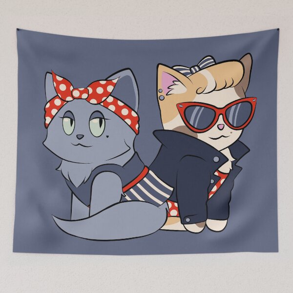 Item preview, Rockabilly Cats 2 designed and sold by WildRose271.