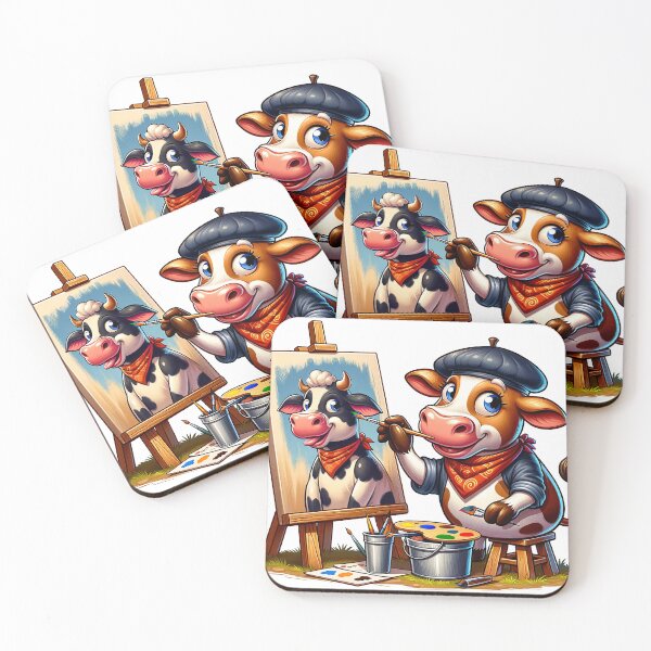 Item preview, The Pi-cow-so among Cows. designed and sold by Moo-larious Creations From Down Udder.