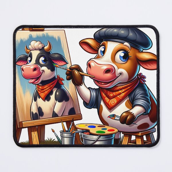 Item preview, The Pi-cow-so among Cows. designed and sold by Moo-larious Creations From Down Udder.