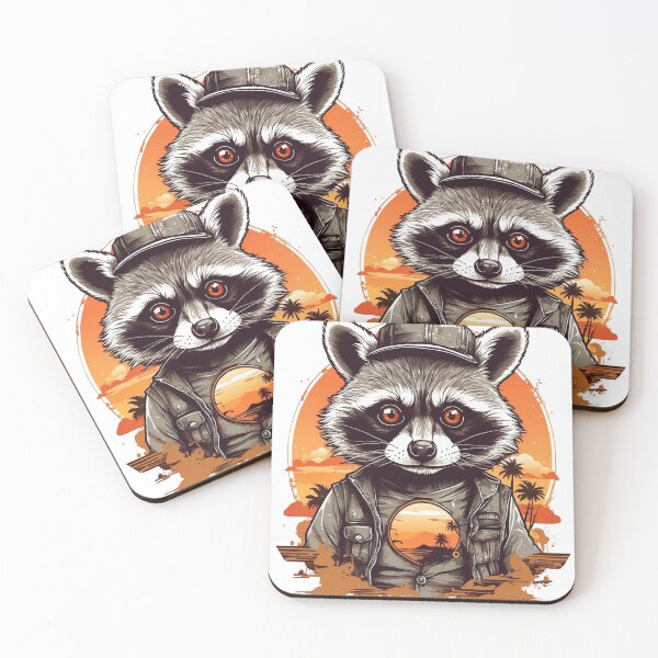 Item preview, Vintage Raccoon - Holiday Vibe Animal designed and sold by Raccoon's World.