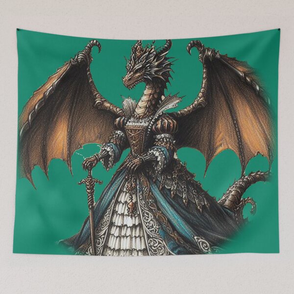 Item preview, Elizabethan dragon designed and sold by Foxlindesigns.