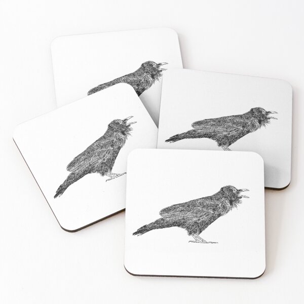 Item preview, Cuervo croando designed and sold by Moon Dog Art.
