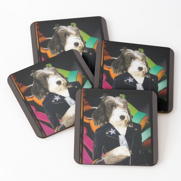Item preview, Sassy Bearded Collie Dog - ‘I Take Myself for a Walk’ designed and sold by Nikki Fortuin Arts & Crafts.