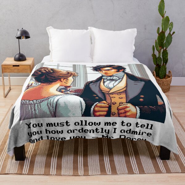 Item preview, Pride and Prejudice- Mr. Darcy Confession of Love Pixel Art designed and sold by fabinthelab.