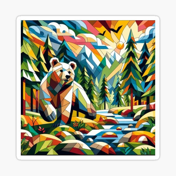 Item preview, Bear~Cubist Style designed and sold by E-Motive.
