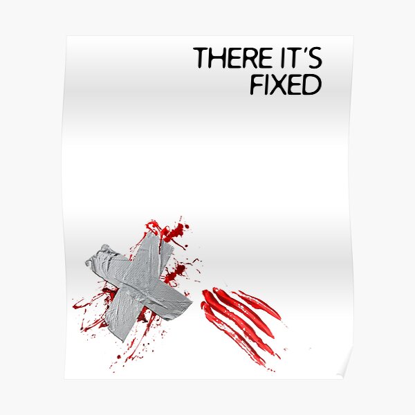 "THERE IT'S FIXED Duct Tape, Duct Tape Shirt, Duct Tape Repair shirt