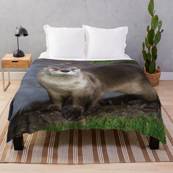 Item preview, Adorable Otter on the Riverbank designed and sold by rawshutterbug.
