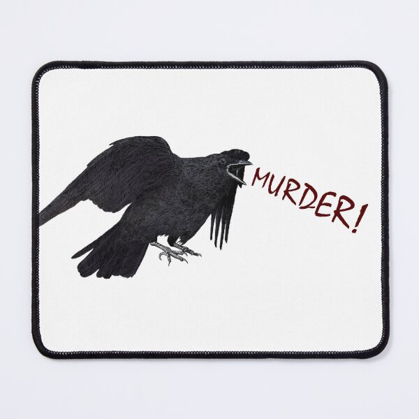 Item preview, Crow Cawing Murder designed and sold by Moon Dog Art.