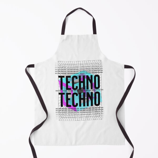 Artikelvorschau, TECHNO - Bold Geometry (schwarz) entworfen und verkauft von Discothreadz.