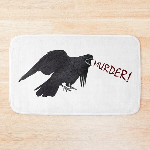 Item preview, Crow Cawing Murder designed and sold by Moon Dog Art.