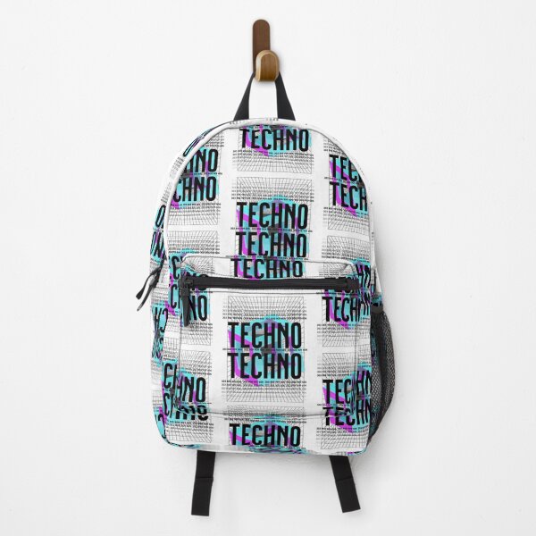 Artikelvorschau, TECHNO - Bold Geometry (schwarz) entworfen und verkauft von Discothreadz.