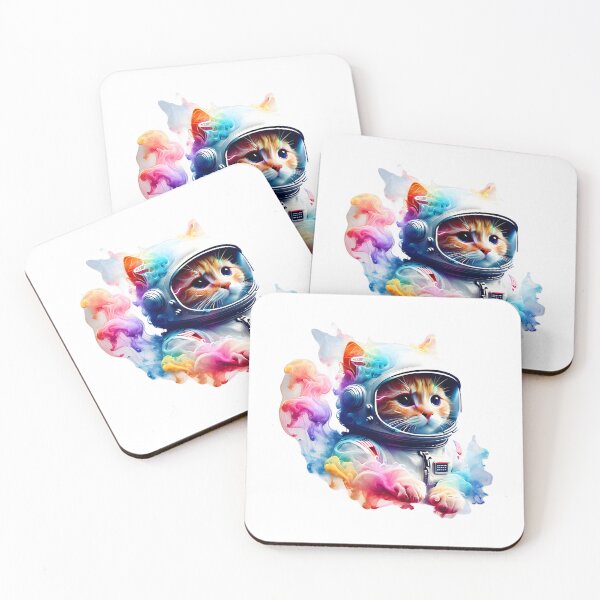 Item preview, Smoke Art Astronaut Cat designed and sold by WIKWOK.