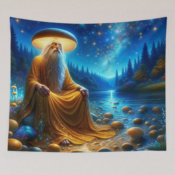 Item preview, Riverside at Night designed and sold by Golden-Teacher.