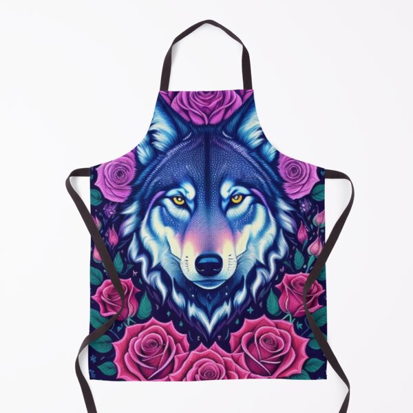 Item preview, Wolf and Red Gothic Roses designed and sold by TheDarkWardrobe.