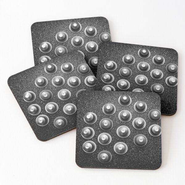 Item preview, Silver Coffee Pods Pattern designed and sold by ea-photos.