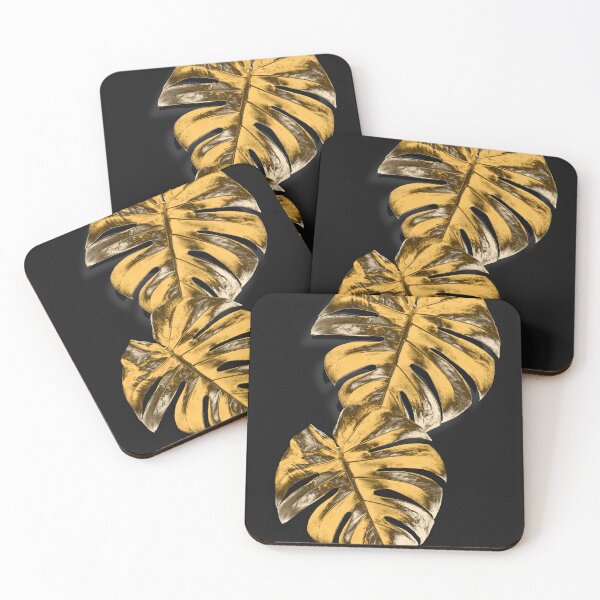Item preview, Golden Monstera Leaf designed and sold by ea-photos.