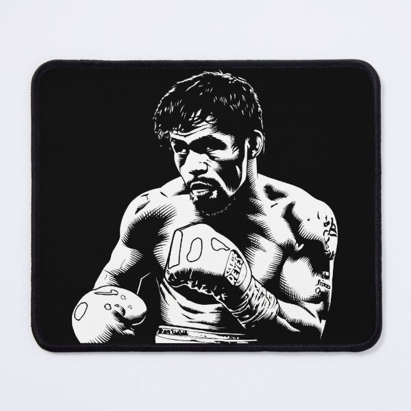 Item preview, Manny Pacquiao illustration bw designed and sold by trisfits.