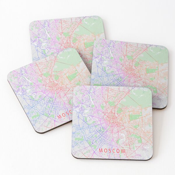 Item preview, Moscow City Map of Russia - Colorful designed and sold by deMAP.