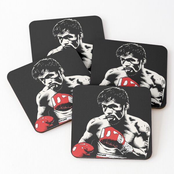 Item preview, Manny Pacquiao illustration red gloves designed and sold by trisfits.